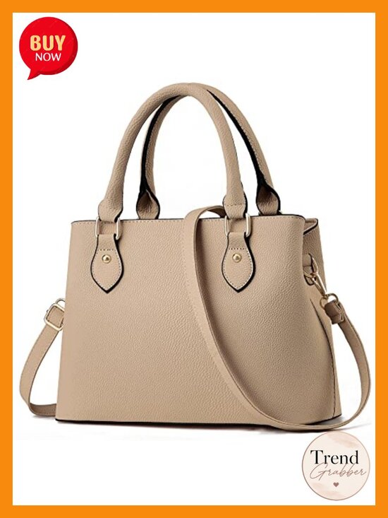 Handbags - Faux Leather Crossbody Bag Women Tote Shoulder Bag Satchel Vegan
